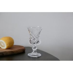 Idéal pour apéritif fruits Royal Cuisine Lot de 6 verres à cocktail en cristal pour crème glacée cocktail dessert