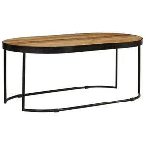 TABLE BASSE Table basse - DIOCHE - Ovale - Bois massif - Style