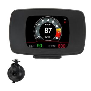 Ashata HUD de voiture Auto OBD2 + GPS Systerm HUD Head-Up Display Digital  Car Speed ​​Projector Universal - Cdiscount Auto