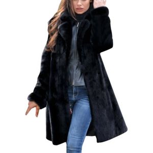 Manteau Femme D'hiver Chaud Et Cintré - Fausse Fourrure Douce - Coupe élégante Pour Grand Froid