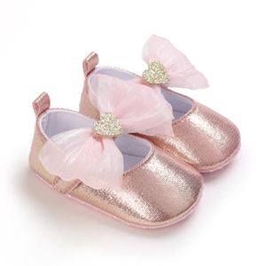BABIES Chaussures d'été pour nouveau-né roses, antidérapantes pour filles - ECELEN BABIES