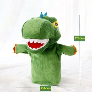 THÉÂTRE - MARIONNETTE Marionnette à main en peluche de dinosaure vert pour enfants - SHIPENOPHY - jouet de simulation mobile et doux