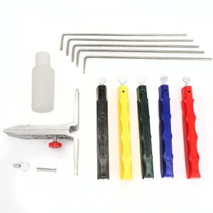 AFFUTAGE  Tbest Fix-Angle Knife Sharpener Kit, Multiple Purposes Kitchen Sharpening Tool, for Home Kitchen bricolage meuleuse