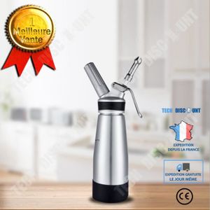 SIPHON - CARTOUCHES  TD® siphon chantilly 0,5l ml inox amovible cuisine