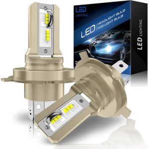 Ampoule phare - feu Ampoules H4 Led Pour Voiture Et Moto, 16000Lm 6500