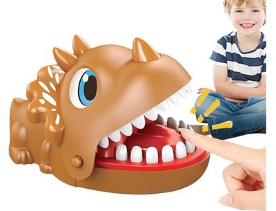 Huayeex – Jeu De Dents De Crocodile Triceratops – Jeu De Doigts Mordant Interactif Pour Enfants Dès 3 Ans