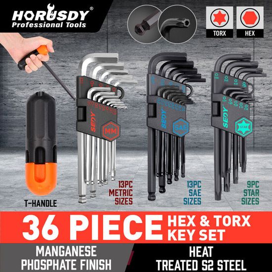Stanley 0-69-253 Jeu de clés Allen hexagonales 1,5-10 mm 10 pièces