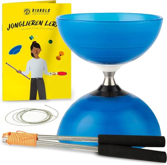 Diabolo LED Avec Roulement à Billes - Jouet De Jonglumière Pour Enfants Et Adultes, Kit Complet