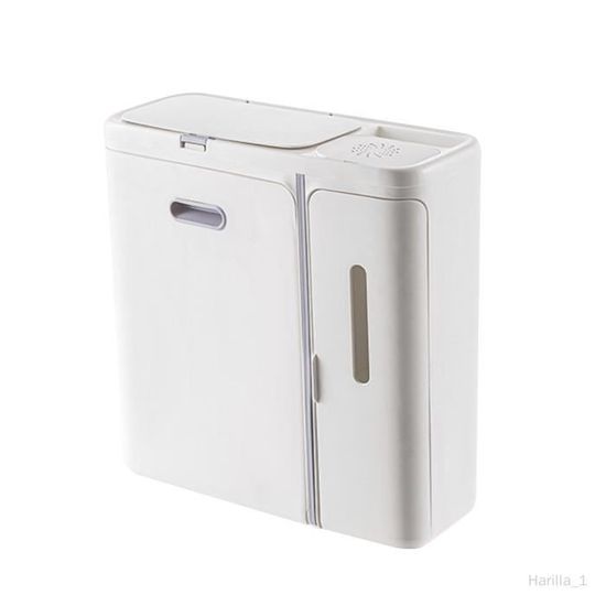 Poubelle Suspendue Aux Armoires, 3L Poubelle Murale Pour Cuisine Avec