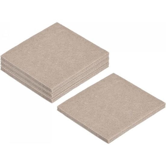 300pcs Rond Feutre Cercles, 10mm 3/8" Tampons Non-Tissé Tissu Tampon Coupe Jaune