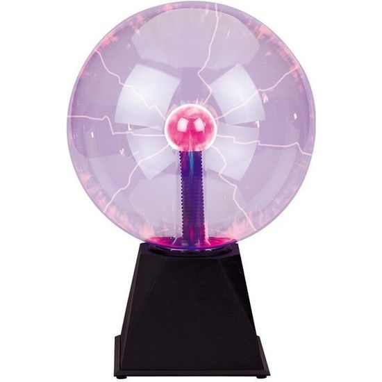 MAX PBL20 - Lampe plasma géante 20 x 29,50 cm, boule magique tactile sensible au toucher et à la musique