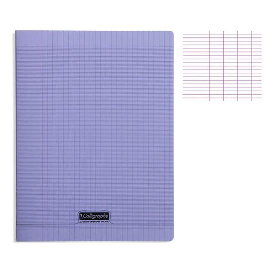 Cahier Conquérant 24x32cm - 100 Pages Grands Carreaux Seyès - Couverture Polypro - Fabriqué En France