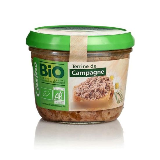 Terrine de campagne bio 180g Cdiscount Au quotidien
