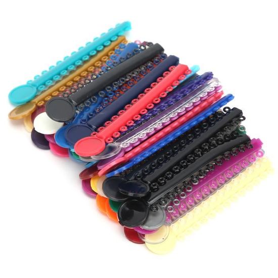 Élastiques De Ligature Orthodontique Dentaire - Bandes En Caoutchouc Pour Appareils Dentaires - Neuf Sous Blister USA
