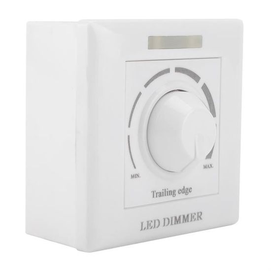 Variateur de lumière LED SONEW Variateur Rotatif 200W Blanc — free download