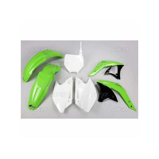 Kit Plastica Completo UFO Per Kawasaki KXF 250 – Verde, Modello 2007 (2007)