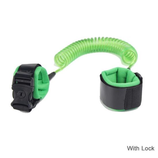 Harnais De Sécurité Enfant Bracelet Anti-perte 1.5m - Serrure Magnétique, Rotatif 360°, éclairage De Nuit