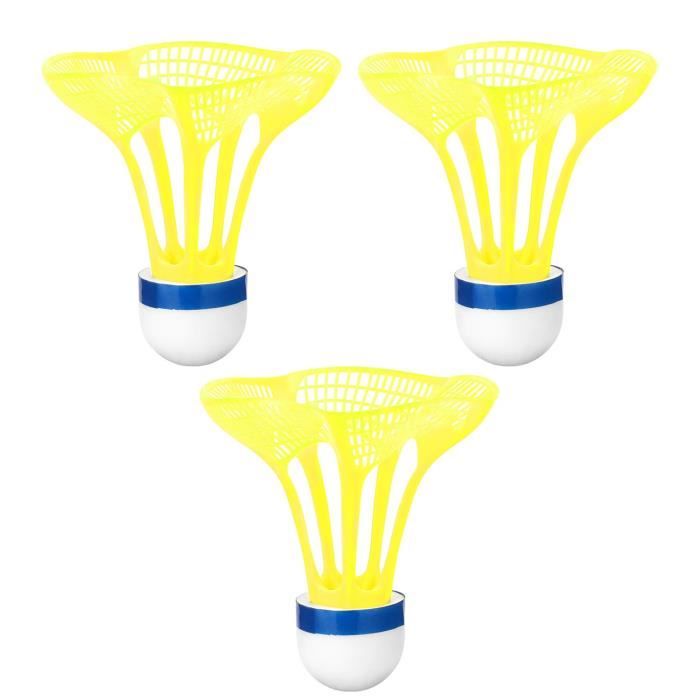 3 Volants Badminton Coupe-vent Dickly - Pour Entraînement Intérieur/extérieur