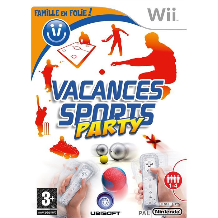 Ubisoft Famille En Folie ! Vacances Sports Party / Jeu Con