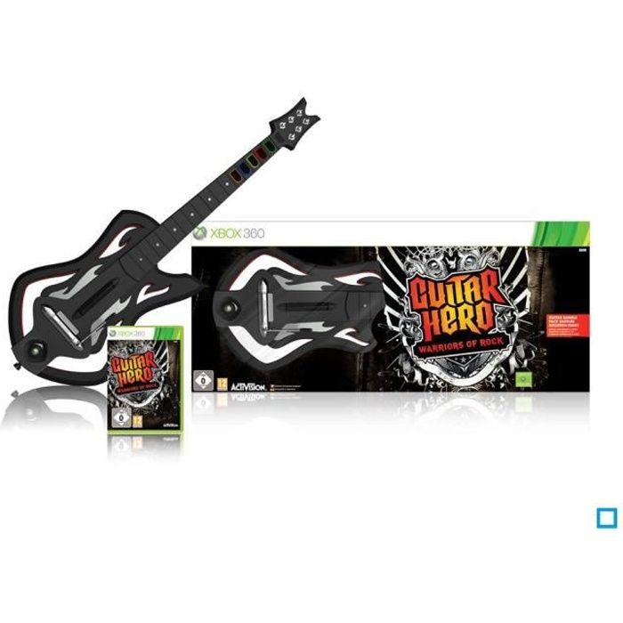 Guitar Hero Warriors of Rock +Guitare Jeu XBOX 360