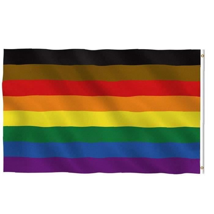 NOUVELLE Bannière Drapeaux Drapeau Gay 90X150Cm Rainbow Things
