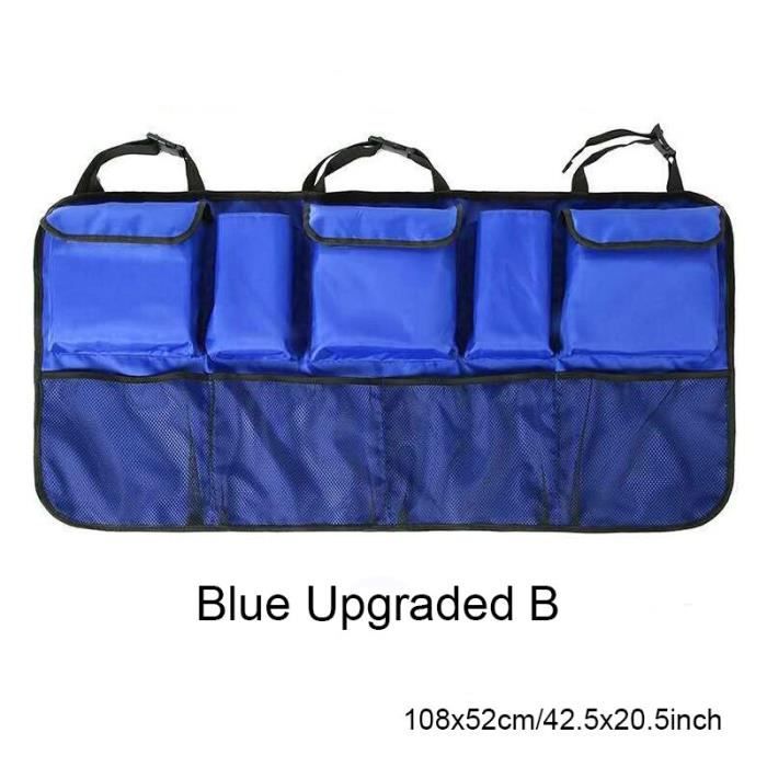 Organisateur De Coffre De Voiture étanche - 105x51 Cm, Pliable, Multi-poches Pour Courses, Outils, Voyage