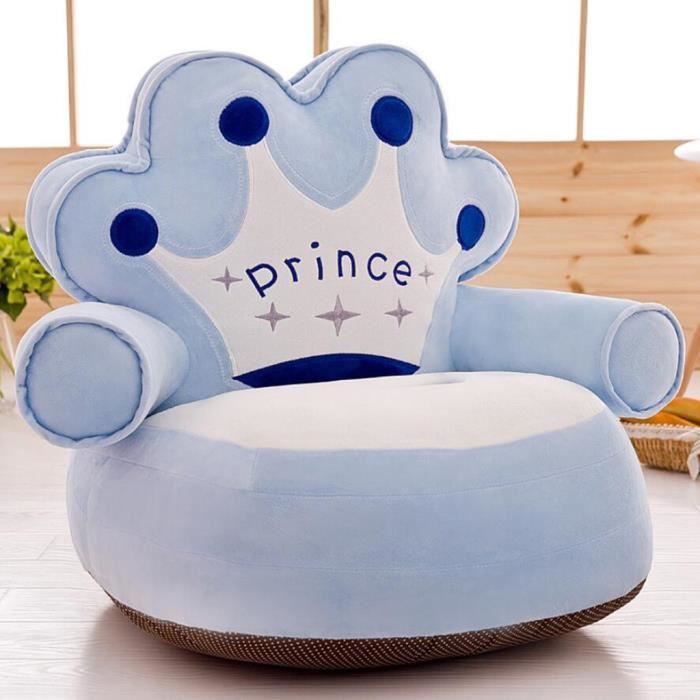 adorable siège enfant housse de canapé fauteuil chaise bébé pouf 01 bleu clair