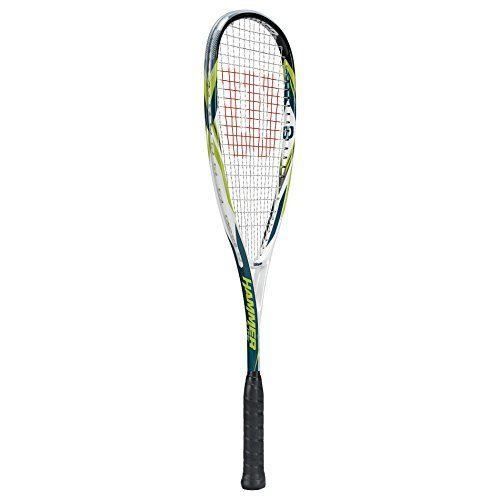 Wilson Racket Sport Hammer Tech Lite Raquette de Squash Mixte Adulte, Jaune/Bleu/Blanc