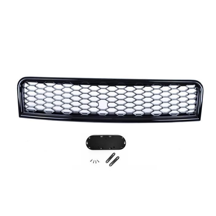 CALANDRE NOIR NID D'ABEILLE POUR AUDI A4 ET S4 B6 DE 10/2000 A 11/2004