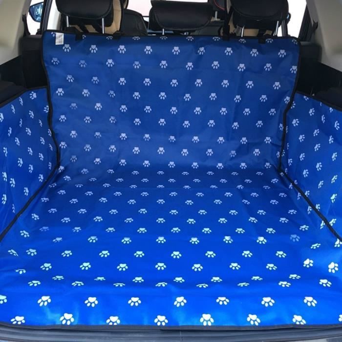 Sac de transport,Transporteurs pour animaux de compagnie chien housse de siège de voiture coffre tapis - Type Bleu-155x104x33cm