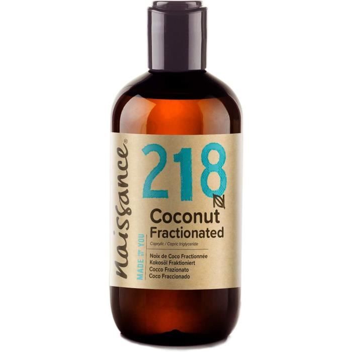Huiles pour le corps Naissance Huile de Coco Fractionnée (n° 218) - 250ml – 100% pure et naturelle – inodore, légère et 132753