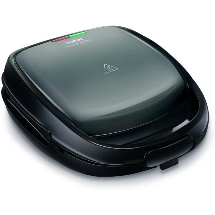 Tefal sw341b Snack Time avec appareil multifonctionnel pour gaufres et des sandwichs comprenant 2 ensembles de plaques, 700 W, gris/