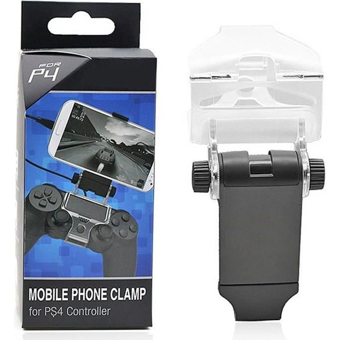 Support Grip Smartphone sur Manette Console de Jeux PS4 Câble OTG