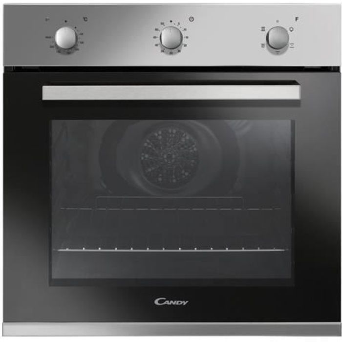 Candy FCP502X Four intégrable niche largeur : 56 cm profondeur : 56 cm hauteur : 58.5 cm classe A acier inoxydable