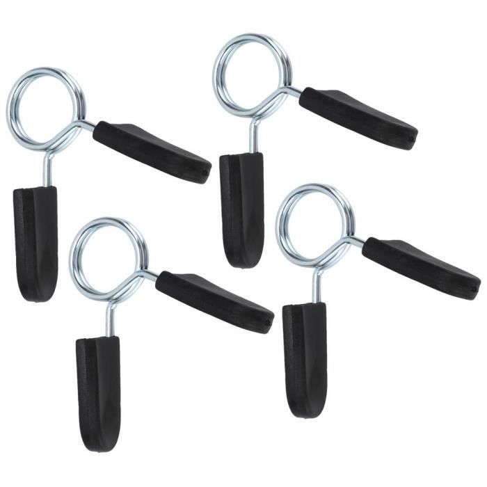 Dilwe Clip de collier de ressort de pince d'haltère (Diamètre intérieur 24 mm (4 pièces) )