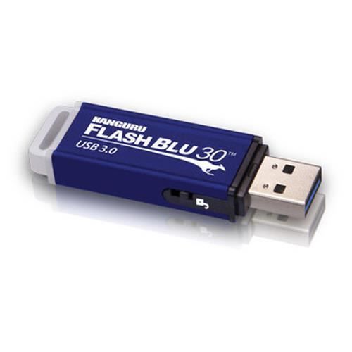 Kanguru ALK-FB30-32G, 32 Go, USB 3.0 (3.1 Gen 1), Connecteur USB Type-A, 145 Mo-s, Pivotant, Bleu