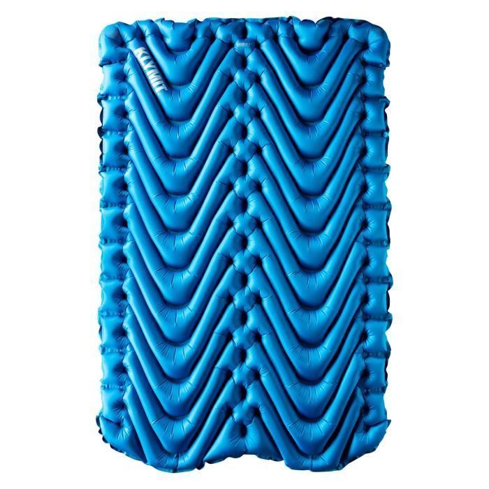 Klymit matelas isolant Double V double 188 cm bleu
