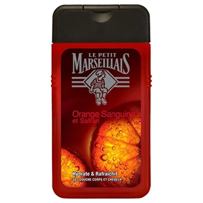 LE PETIT MARSEILLAIS - GEL DOUCHE - Orange Sanguine et Safran - 250ml