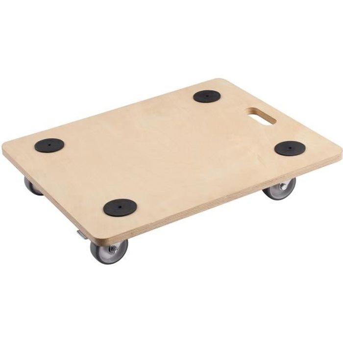 MEISTER Chariot à roulettes 590 x 490 mm 200 kg