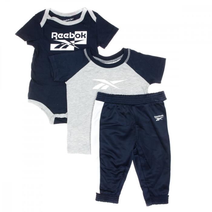 Ensemble Bleu/Gris Bébé Reebok B02951
