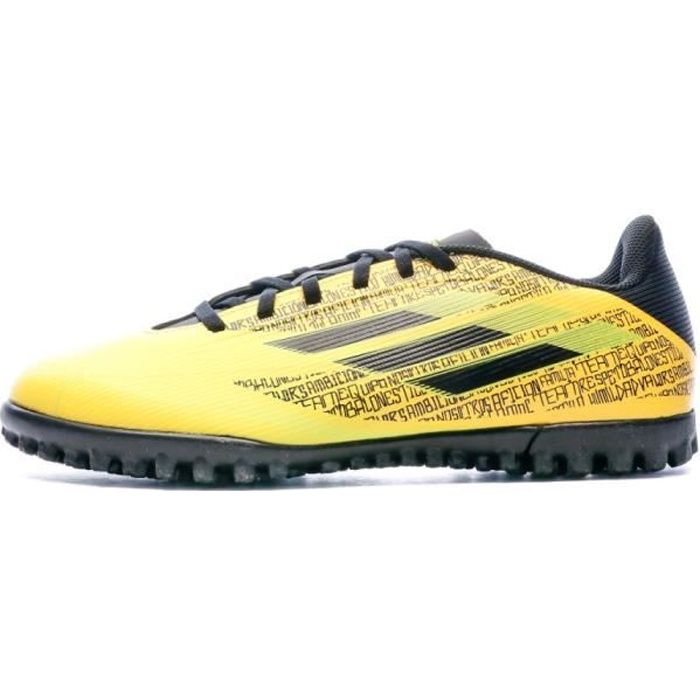 Chaussures de foot Jaunes Adidas X Speedflow Messi.4 TF