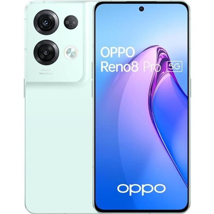 OPPO Reno8 Pro 5G 12Go Ram 256Go Vert glacé CPH2357
