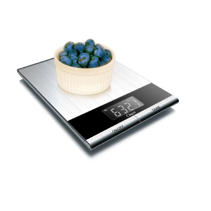 Ozeri - Balance de cuisine professionnelle digitale en acier inoxydable