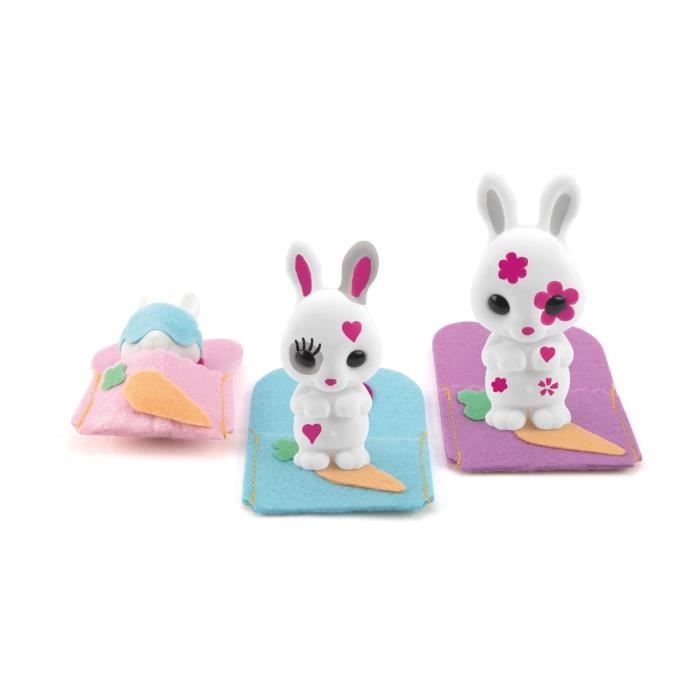 TOMY Fuzzikins - Ma famille lapinous