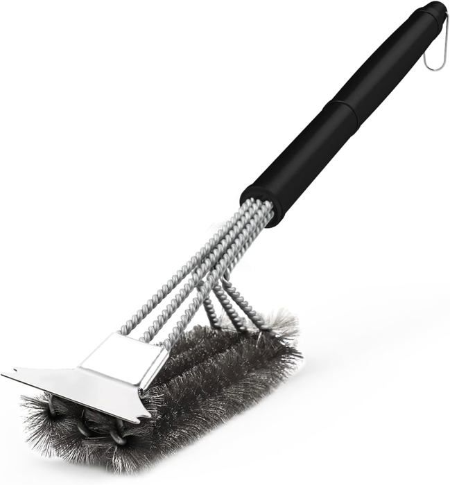 Kit 4 Brosses De Nettoyage Pour Gril Et Barbecue - Éponges Récureuses Pour Grilles, Four, Poêle - Pratique Et Multi-surfaces