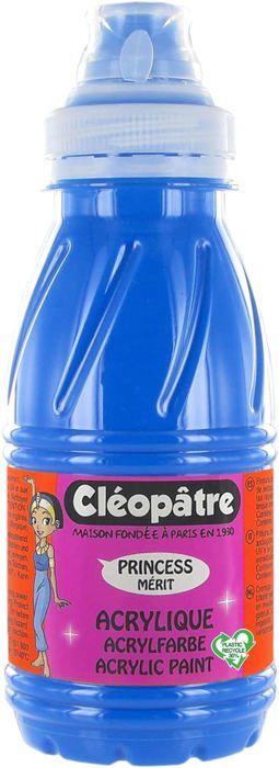 Peinture Acrylique Phosphorescente Cléopâtre Princess Mérit – 250 Ml, Effet Lumineux Dans Le Noir, Multi-supports, Lavable à L'eau