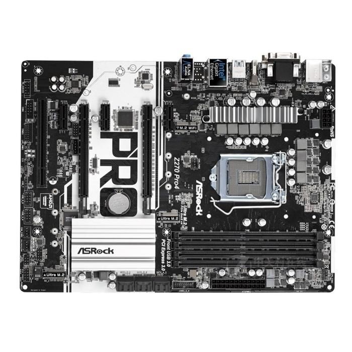 Carte mère ASRock Z270 Pro4 Intel Z270 LGA 1151 4xDDR4 64GB ATX - Asrock