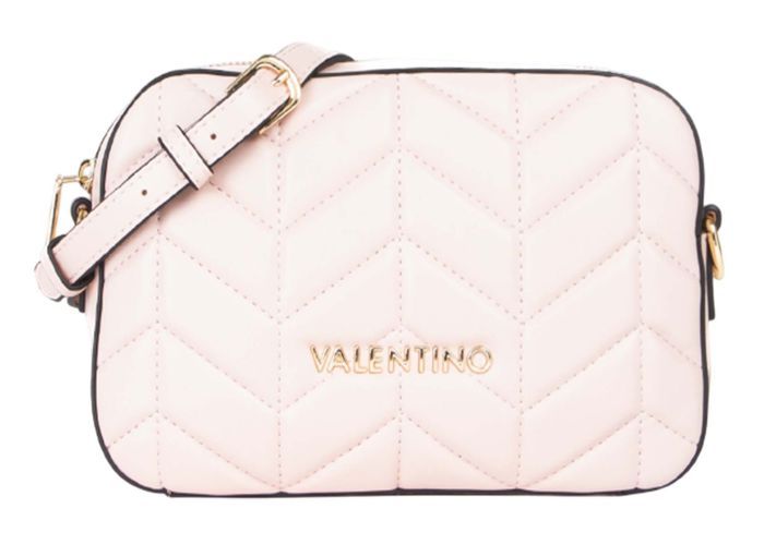Sac à épaule VALENTINO Petal Re Camera Bag Rouge - 100% Polyuréthane, Bandoulière Ajustable