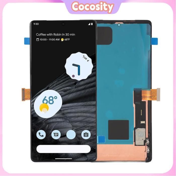 Écran AMOLED de Remplacement pour Pixel 7 Pro 5G GP4BC GE2AE 67 Pouces avec Outils de Réparation Pas pour Pixel 7