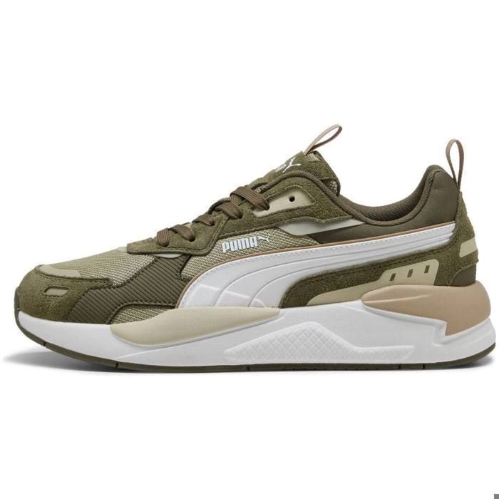 Puma Baskets Puma X-ray 3 Sd Lux Army-puma White-loden Gre Vert Mixte